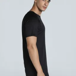 Puma Black & White Slim Fit Logo Printed Sports T-Shirt image 3