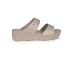 Bata Comfit Women Silver Wedge Sandals image 2