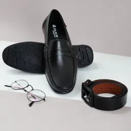 Duke Men's Black Casual Loafers-picture-30