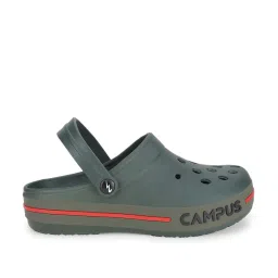 Campus Men's GC-4004 Olive Back Strap Clogs image 1