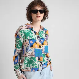 Only Multicolor Printed Shirt image 1