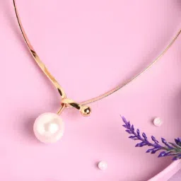 Sohi gold plated designer party necklace for women-image-85