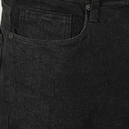 Styli Black Relaxed Fit Lightly Washed Jeans image 3