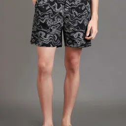 Bewakoof Black Regular Fit Printed Boxers image 1