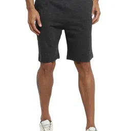 Turtle Charcoal Grey Regular Fit Sports Shorts image 1