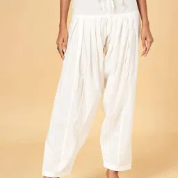 Rangmanch by Pantaloons White Cotton Salwar image 1