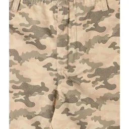 Allen Solly Junior Boys Beige Camouflage Shorts image 3