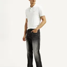 Levi's 527 Grey Cotton Slim Fit Jeans image 3