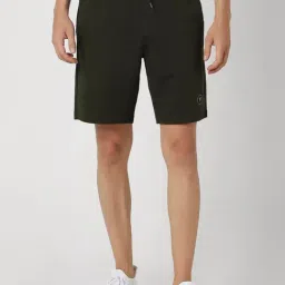Van Heusen Olive Cotton Regular Fit Sports Shorts-picture-15