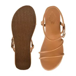 Shoetopia Kids Tan Casual Sandals image 3