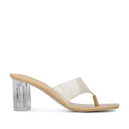 Inc.5 Women's Beige Thong Sandals image 3