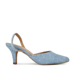 Inc.5 Women's Blue Sling Back Stilettos image 3