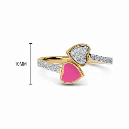 Kisna Diamond & Gold Jewellery Serina 18k (750) Diamond & Gold Ring For Women image 3
