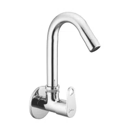 Jabra Sink Cock (L) Sky Series Brass Chrome Finish Wall Mount Silver-picture-18