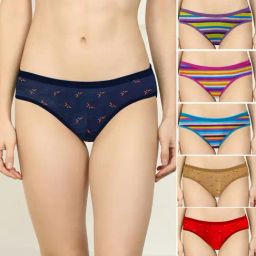 AROUSY Red & Blue Printed Hipster Panties - Pack Of 6-picture-6