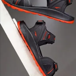 Asian Men's Black Floater Sandals-picture-18