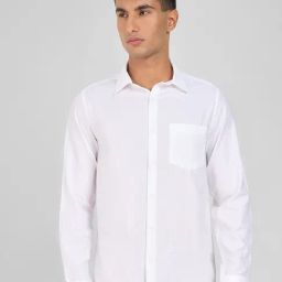 Peregrine By Pantaloons White Cotton Regular Fit Shirt-picture-41