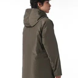 Only Green Polyester Solid Puffer Jacket image 2