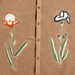 Mr Bowerbird Floral Embroidered Pure Cotton Oversized Cardigan image 5