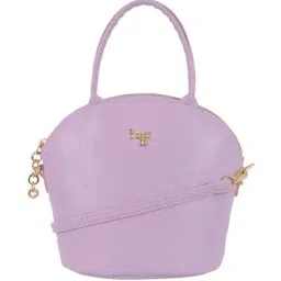 Baggit Pale Orchid PVC Textured Handbag-image-16