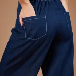 Dolce Crudo Navy Denim Jeans image 5