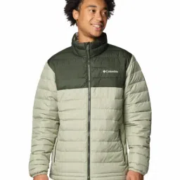 Columbia Mens Green Omni-Heat Reflective Powder Lite II Jacket-picture-32