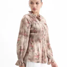 RAREISM Multi Rayon Floral Top image 2