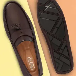 Fausto Men's Brown Casual Mocassins-image-28