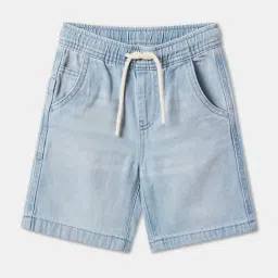 R&B Kids Light Blue Relaxed Fit Shorts-picture-25