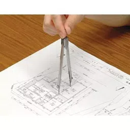Shinwa Rules Divider for Drafting Φ115 mm Diameter, 75442 image 2