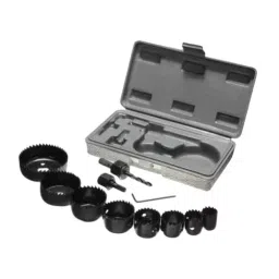 Bronto Hole Saw 19-64 mm Metal Alloys Black For Wood & Wooden Products (Pack of 11)-picture-29