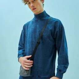 Bewakoof Blue Relaxed Fit Oversized Sweatshirt-picture-13