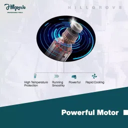 Hillgrove 1000 W 13 mm Drill Machine with Gloves, 6 Pcs Masonry & Metal Drill Bit, HGCM221M1 image 3