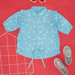 YU by Pantaloons Print Cotton Shirt Style Top-picture-49