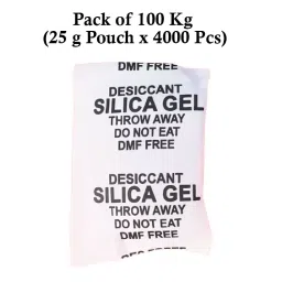 Ecofresh 25 g Silica Gel Granules in Paper Pouch White Color Desiccant for Absorbing Moisture (Pack of 4000 Pcs) image 2