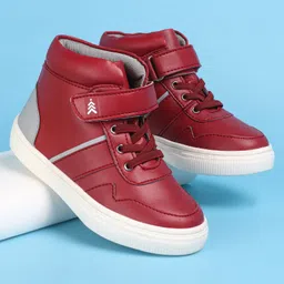 Pine Kids Casual Shoes With Velcro Closure - Red-picture-43