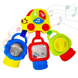 FunBlast Key Chain Shape Musical Rattle Toy for Kids - Multicolor-picture-14