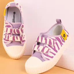 Cute Walk by Babyhug Casual Shoes with Velcro Closure - Purple-picture-16