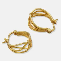 Fabindia Silver Contemporary Hoop Earrings image 5