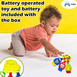 FunBlast Key Chain Shape Musical Rattle Toy for Kids - Multicolor image 2