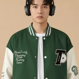 Mast & Harbour Men Colourblocked Bomber Jacket image 4