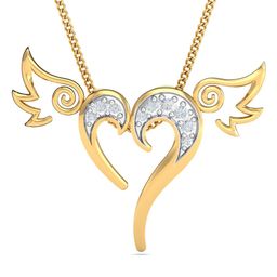 KUBERBOX 18KT Gold Diamond-Studded Pendant - 1.31 gm-picture-22