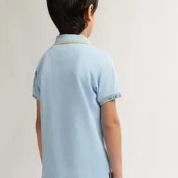 Blue Giraffe Boys Applique T-shirt image 4