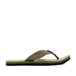 khadim Pro by Khadims Men's Green Flip Flops image 3