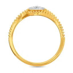 Kisna Diamond & Gold Jewellery Vivien 18k (750) Diamond & Gold Ring For Women image 3