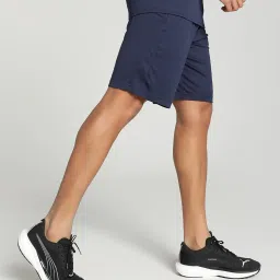 Puma Essentials Blue Regular Fit Sports Shorts image 3