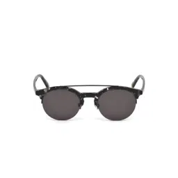 WEB EYEWEAR Grey Oval Unisex Sunglasses-image-72