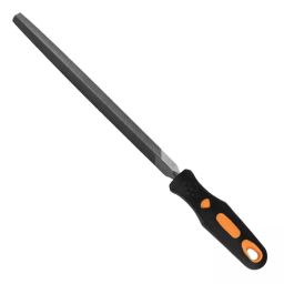 JK Super Drive 100 mm Length High Carbon Steel Smooth Cut Three Square Machinist File (Pack of 10)-picture-29