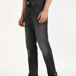 Tommy Hilfiger Denim Black Cotton Slim Fit Jeans image 3