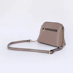 Code by Lifestyle Khaki Textured Sling Handbag image 3